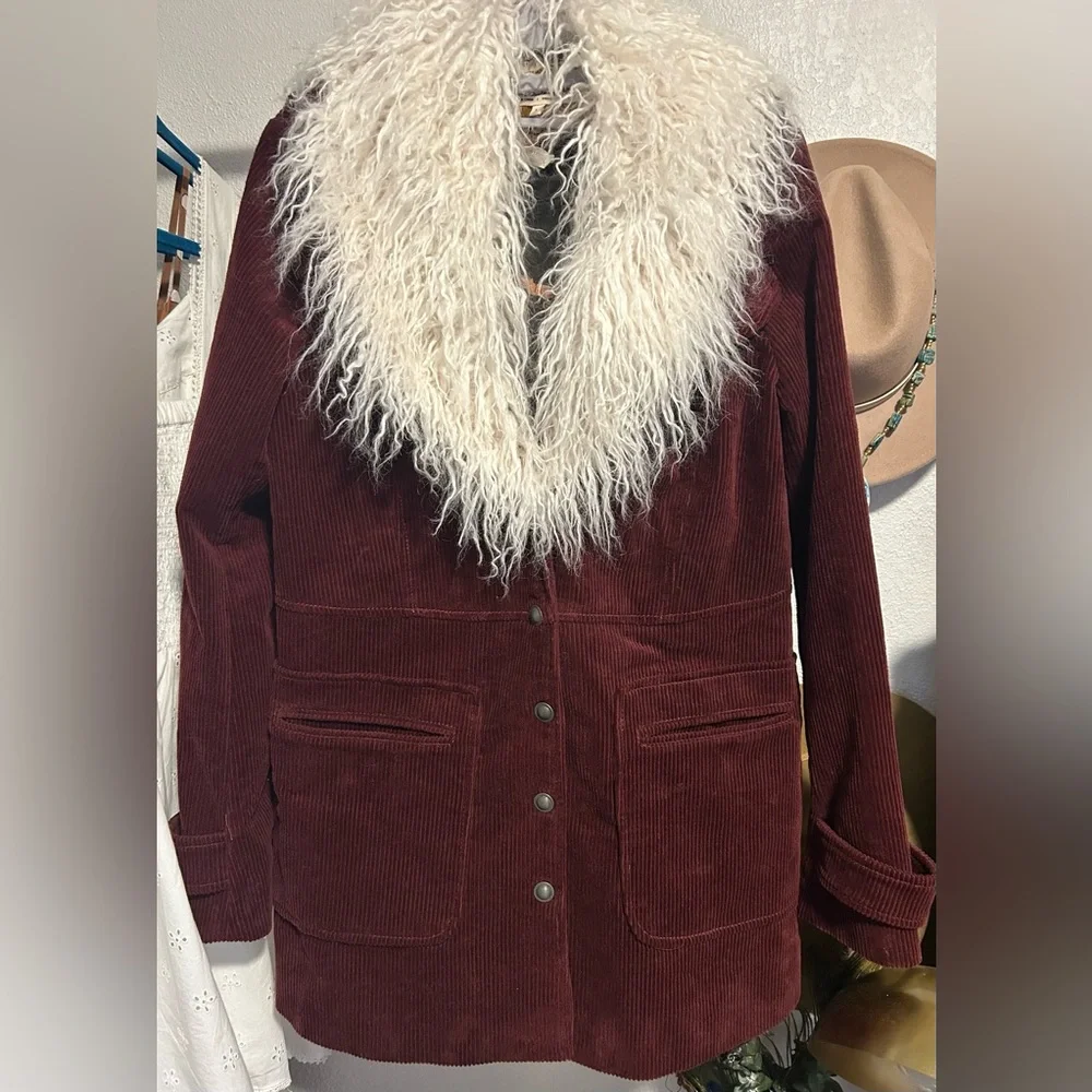 UFT NWT Free People Lady Lane corduroy coat Size Small - Picture 9 of 16